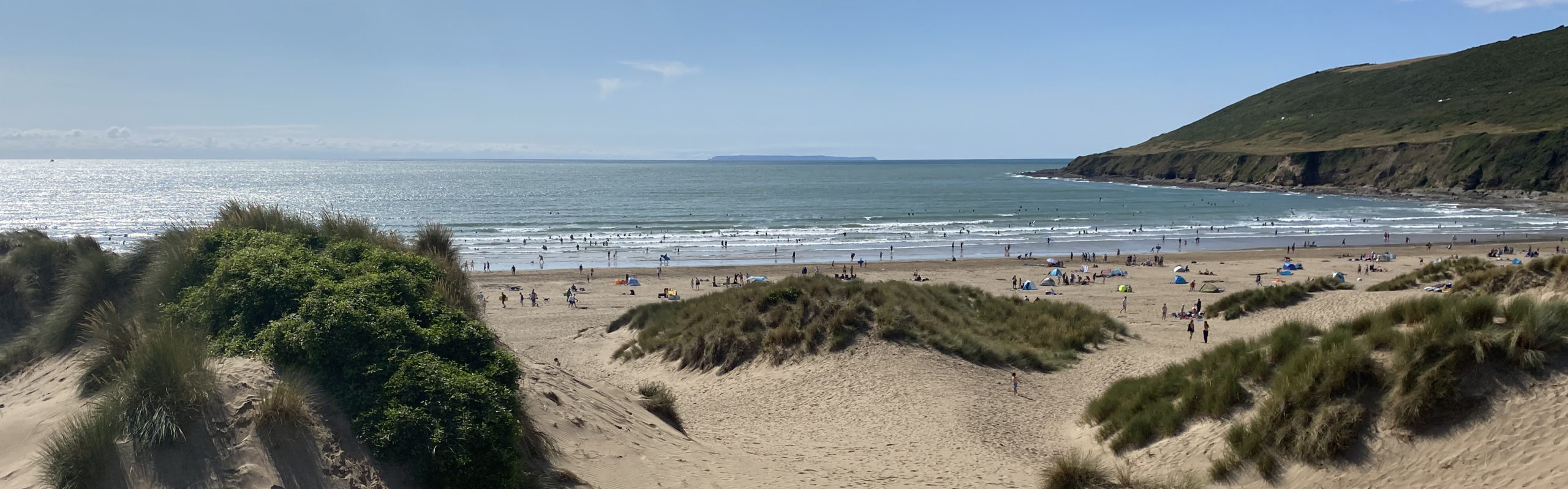 Saunton Sands Beach North Devon - Sand dunes, beach and sea